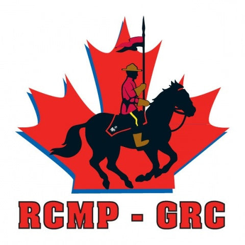 RCMP Horse and Rider Logo Temporary Tattoos